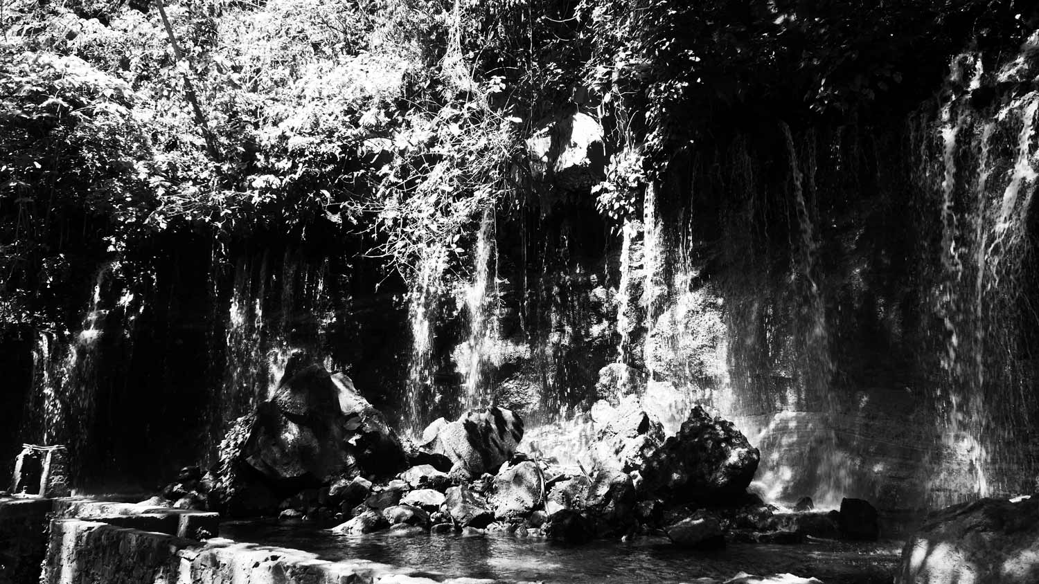 One of the Los Chorros waterfalls near Juayua, El Salvador