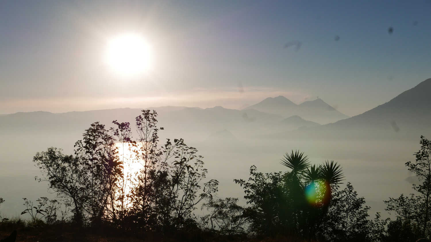 Sunrise over Lake Atitlan