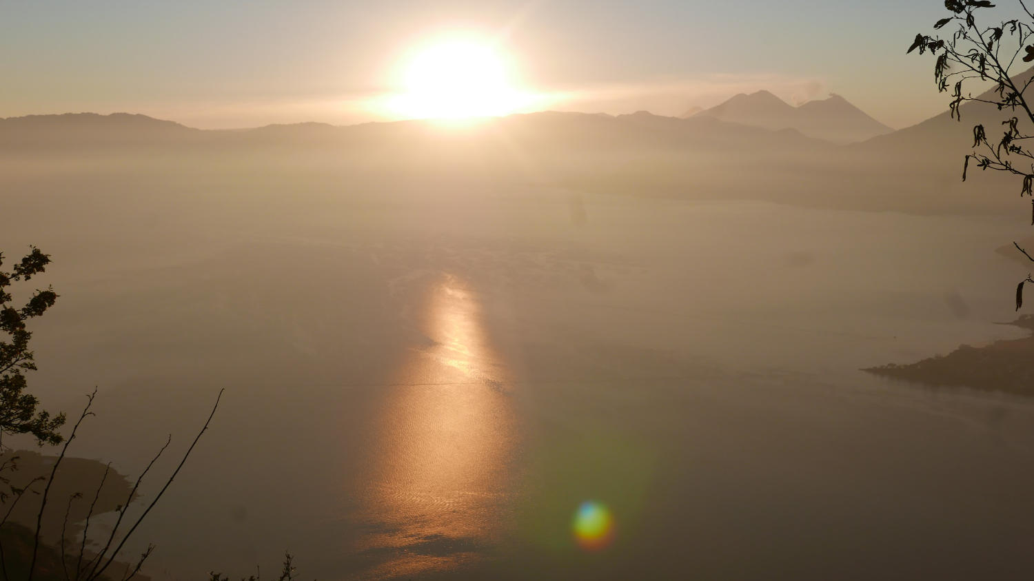 Sunrise over Lake Atitlan