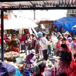 Chaos in Minerva market in Xela