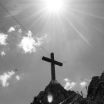 Cross at the lookout point over Jinotega valley in Nicaragua