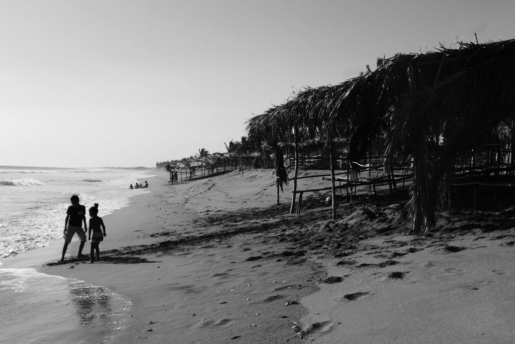 Playa Poneloya, the western end of Las Penitas area, near Leon in Nicaragua