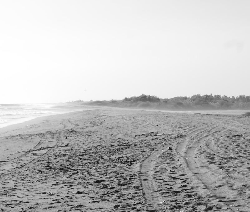 Playa Poneloya, the western end of Las Penitas area, near Leon in Nicaragua