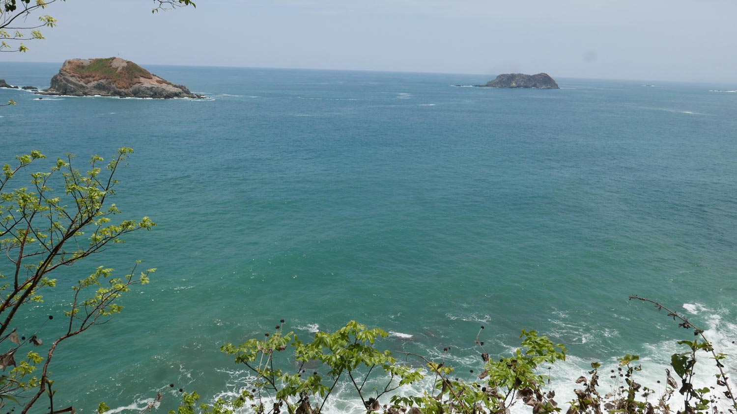Panorama from Punta Cathedral in Manuel Antonio national park