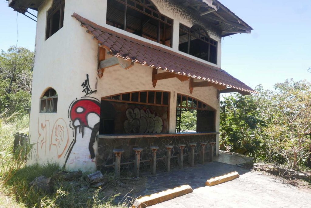 Abandonded kiosk in Santa Elena village