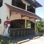 Abandonded kiosk in Santa Elena village