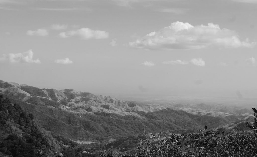Panorama of the Puntarenas / Monteverde region in Costa Rica