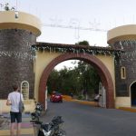 Entrance gate to Asese harbor near Las Isletas