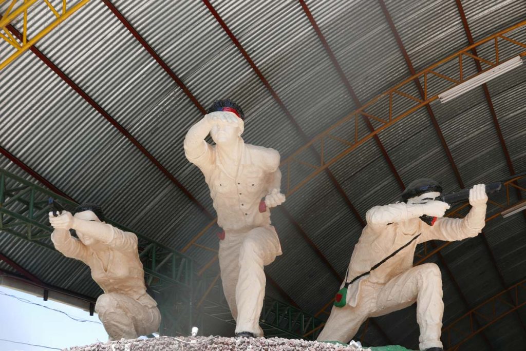 Sandinista statues in Matagalpa