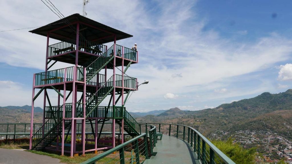 Watchtower on one hill looking over Matagalpa