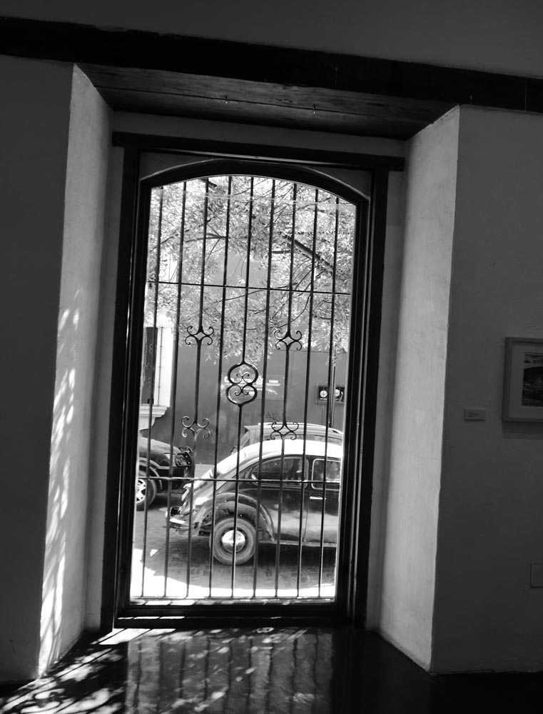 Inside the photography museum in Oaxaca