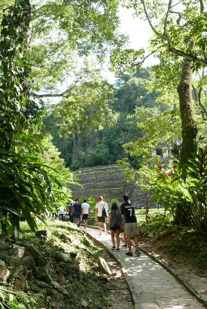 Entrance to the Palenque site