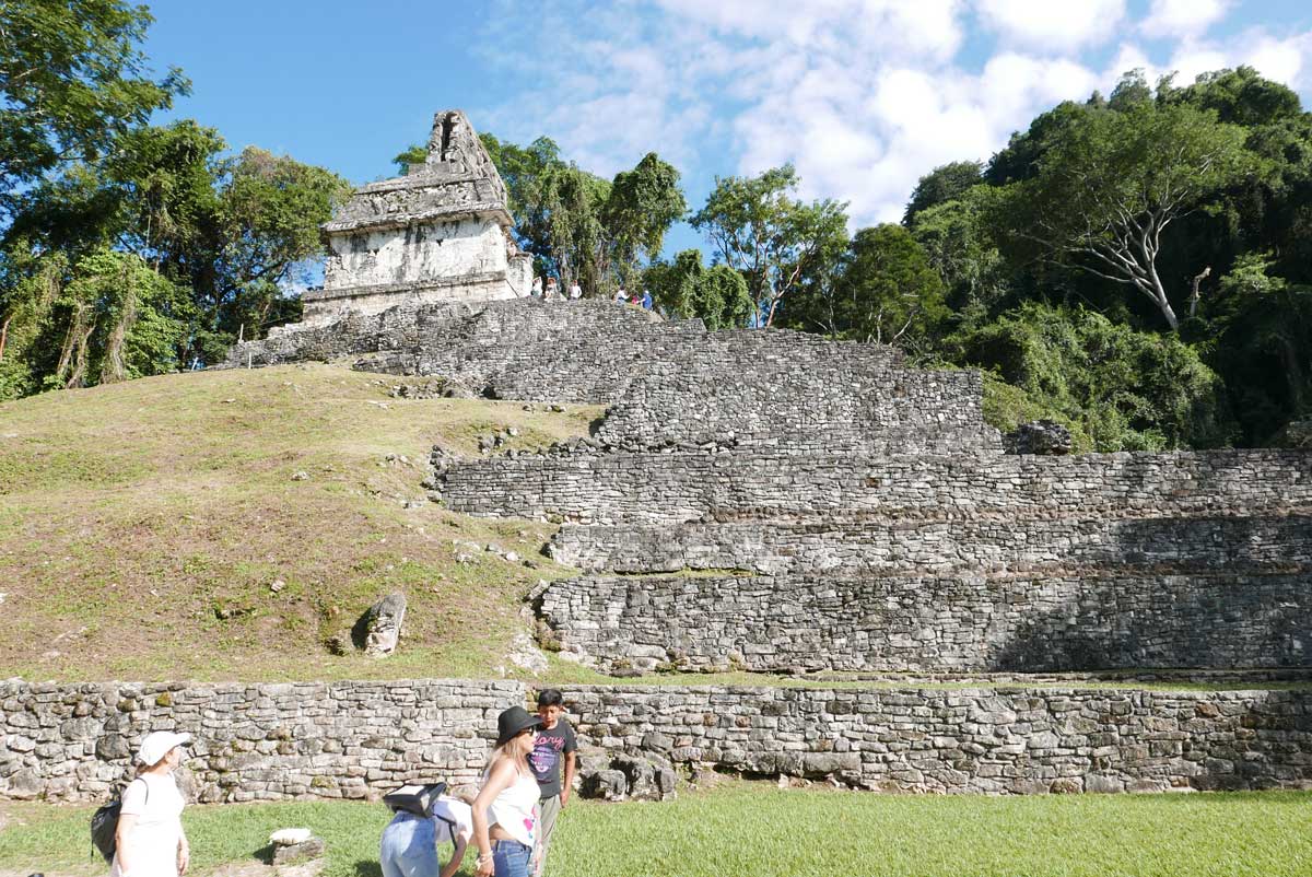 Temples of The Cross area in Palenque