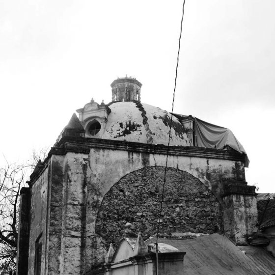 Church dome in San Cristobal de las Casas