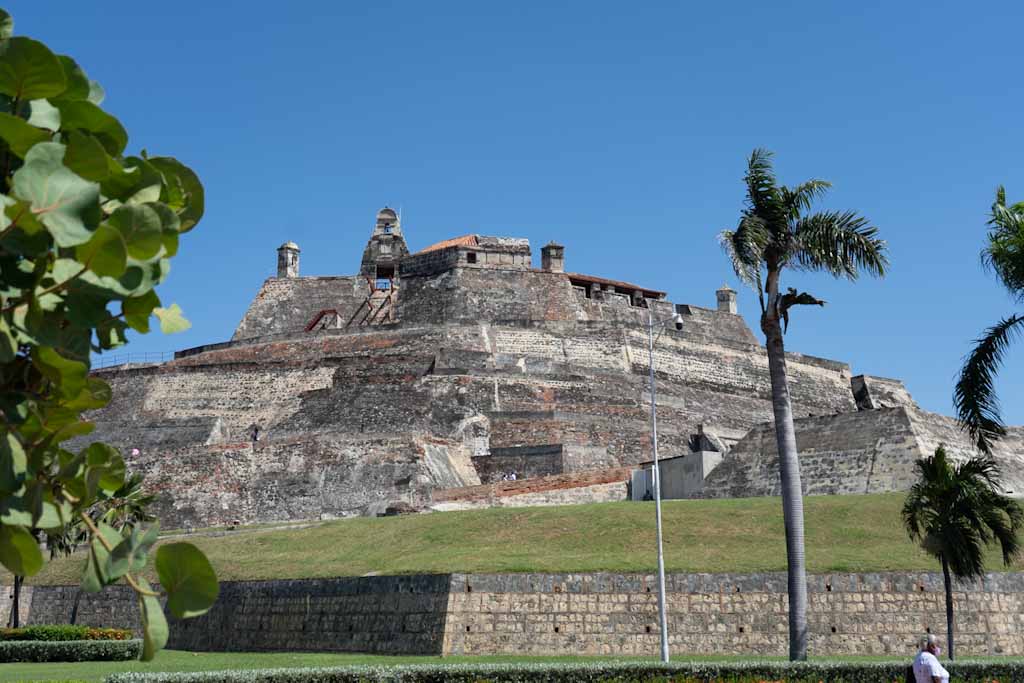 Overview of the Cartagena castillo