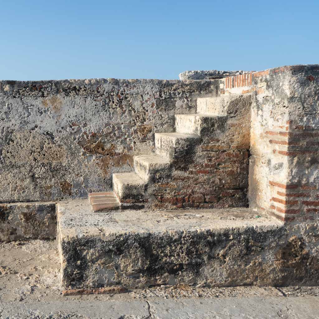 Stairs by the city wall of Cartagena