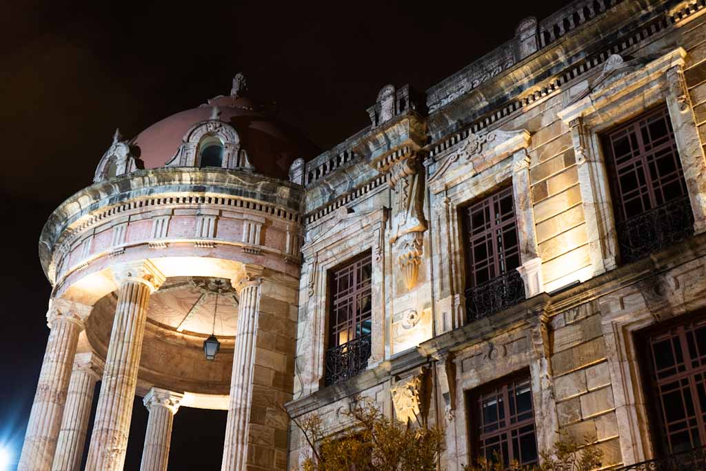 City Hall / Alcaldia of Cuenca by night