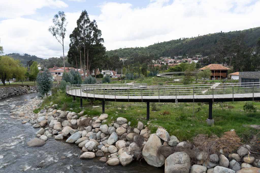 Rio Yanuncay park in Cuenca
