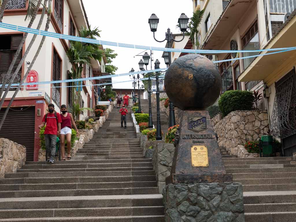 Stairs in Las Penas in Guayaquil