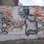 Street art in Latacunga: Gorillaz