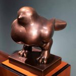 Botero sculpture: small bird
