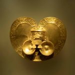 Amulet in gold museum Bogota
